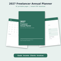 2027 Freelancer Annual Planner (Printable PDF)